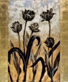 Tulip Silhouette Posters by Erin Lange