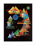 Points in the Elbow Poster von Wassily Kandinsky