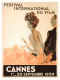Festival International du Film, Cannes, 1939 Giclee Print by Jean-Gabriel Domergue Festival International du Film, Cannes, 1939 Giclee Print by Jean-Gabriel Domergue