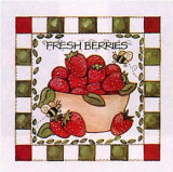 Fresh Berries Print by Joy Marie Heimsoth