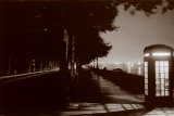Lungofiume di notte, Londra Poster