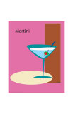 Martini in Pink Giclee Print by ATOM Martini in Pink Giclee Print by ATOM