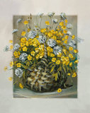 Basket in Yellow Posters by Katharina Schottler