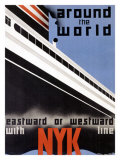 NYK Line Giclee Print by George Hemming