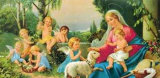 Angel and Madonna I Print by Giovanni 