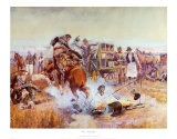 Bronc to Breakfast Posters por Charles Marion Russell Bronc to Breakfast Posters por Charles Marion Russell