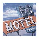 66 Motel Plakater af Anthony Ross