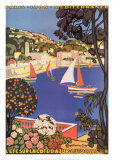 Cote D'azur Plakater Cote D'azur Plakater