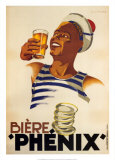 Biere Phenix Plakater af Leon Dupin