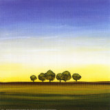 Green Trees I Print by Joel Harris