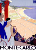 Monte Carlo Giclee Print by Roger Broders