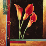 Orange Callas Prints by Jill Deveraux