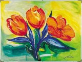 Orange Tulips Kunstdrucke von Alfred Gockel