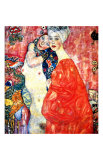 Amigas Lámina giclée por Gustav Klimt Amigas Lámina giclée por Gustav Klimt