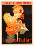 Folies Bergere: La Loie Fuller Lámina giclée por Jules Chéret Folies Bergere: La Loie Fuller Lámina giclée por Jules Chéret