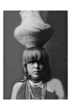 San Ildefonso Girl with Jar Giclee Print by Edward S. Curtis
