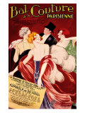Bal de la Couture Parisienne reproduction procédé giclée par Leonetto Cappiello
