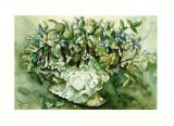 Flower Aquarel I Posters by Elizabeth Veltman-Adriaansz