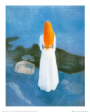 Young Girl on a Jetty Poster von Edvard Munch