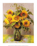 Fleurs de tournesols Prints by Marcel Dyf