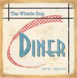 Whistle Stop Diner Poster by Lisa Alderson