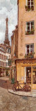 Shopping in Paris II Print by Roy Avis