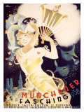 Munchener Fasching 1938 Lámina giclée por Koli (Anton Kolnberger)