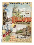 Chemin de Fer du Nords, Hollande Giclee Print by Gustave Fraipont