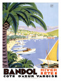 Bandol Giclée-Druck von Roger Broders