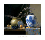 Blue China Vase Posters by Joan Potter