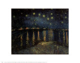 Starry Night over the Rhone, c.1888 Prints by Vincent van Gogh