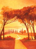 Tuscan Farm Prints by Leon Wells