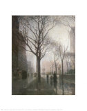Plaza After the Rain Prints by Paul Cornoyer