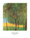 Orchard Poster von Gustav Klimt