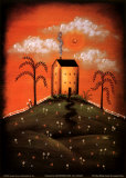 Primitive White House Prints by Jessica Fries