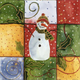 Snowman Poster von Carol Robinson
