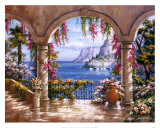 Patio floral I Láminas por Sung Kim Patio floral I Láminas por Sung Kim