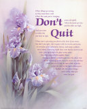 Don't Quit Posters af T. C. Chiu