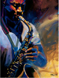 Bourbon Street Blues I Posters by Robert Brasher