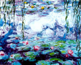 Les nymphéas Affiches par Claude Monet