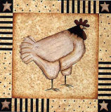 Star Rooster Prints by Donna Atkins