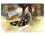 Grannonia and the Fox プリント - ワーウィック・ゴーブル