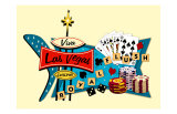 Viva Las Vegas Giclee Print