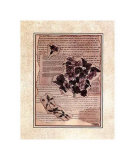Antique Flowers III Poster by Jeanne Hughes