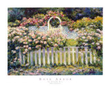 Pérgola con rosas (pequeño) Láminas por Linda Lee