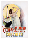 Crème de menthe reproduction procédé giclée par PAL (Jean de Paleologue) 