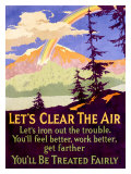 Let's Clear the Air Wydruk giclee