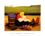 Summer Picnic Plakater af Lowell Herrero Summer Picnic Plakater af Lowell Herrero