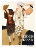 The Friendly Road Lámina giclée por Anita Parkhurst