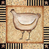 Star Hen Art by Donna Atkins